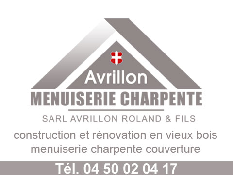 pour tous vos travaux de charpente et de menuiserie intérieure et extérieure, entreprise Avrillon depuis 1950